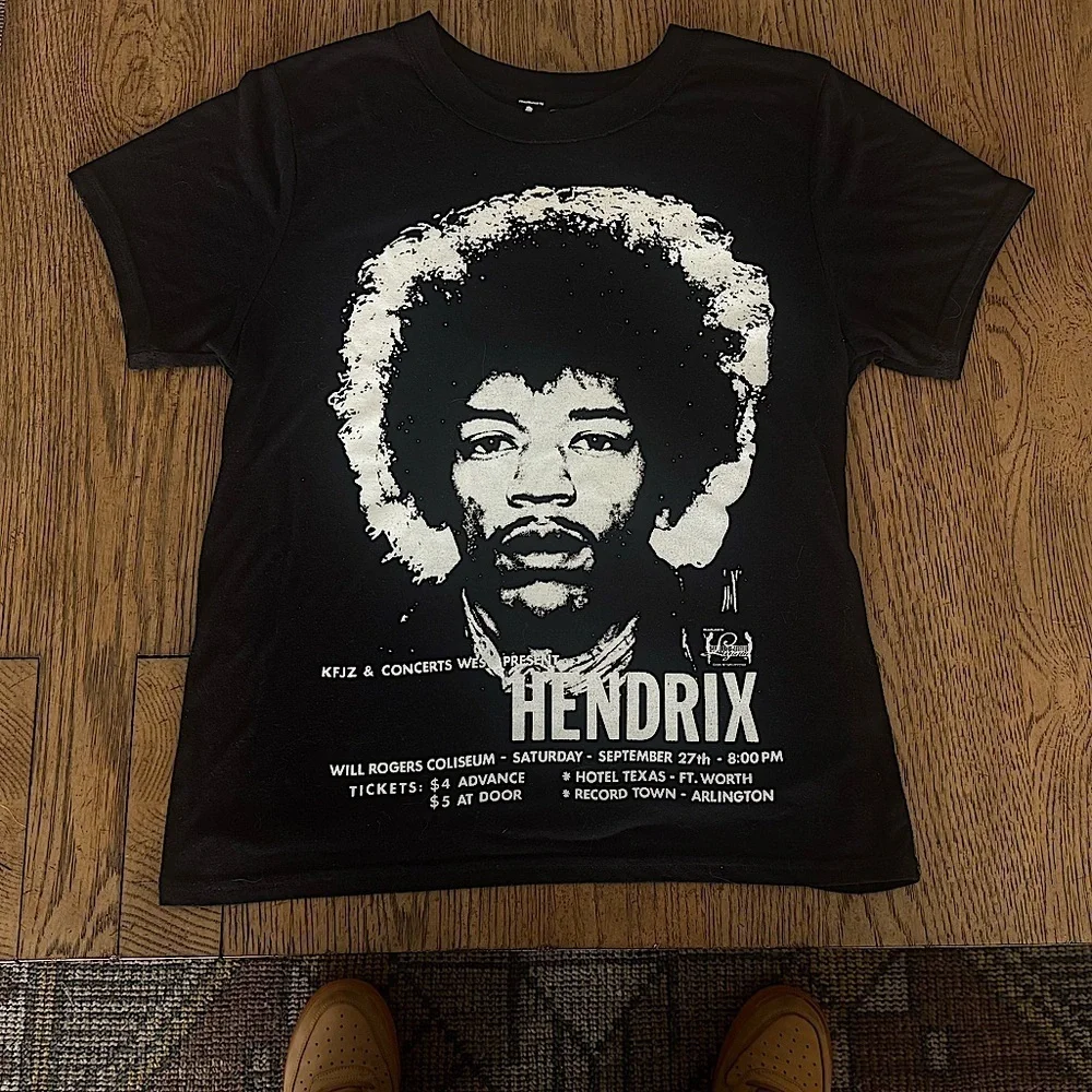 Rare Vintage 1985 Jimi Hendrix Concert Promo Tee Hollywood Legends Small - Picture 1 of 6